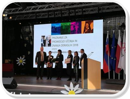 2 - KnjiÅ¾nica prejemnica Priznanja za promocijo uenja in znanja odraslih AndragoÅ¡kega centra Slovenije
